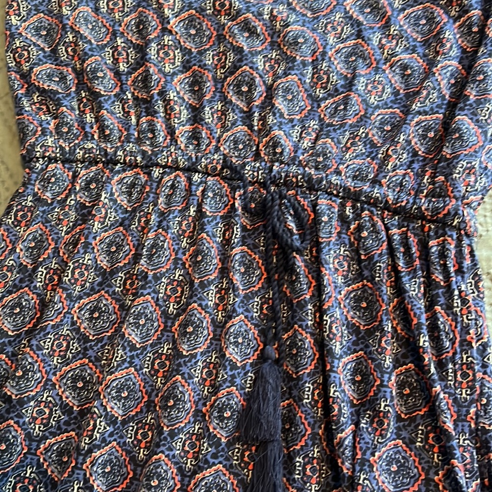 Lucky Brand : Small Floral Mini Dress - Picture 7 of 10